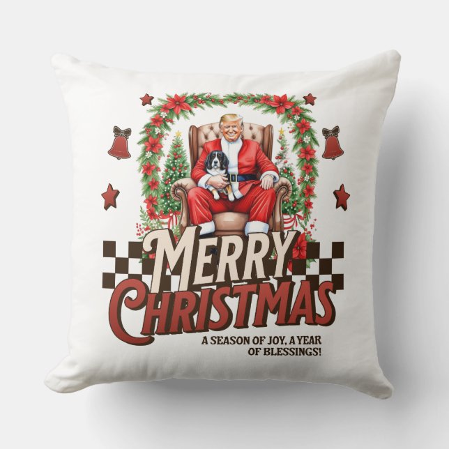 kerstkussen van Trump Kussen (Voorkant)