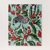 Kerstkwartel Puzzle Legpuzzel (Verticaal)