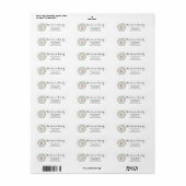  kerstlabel etiket (Full Sheet)