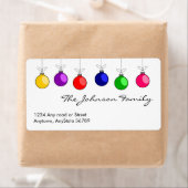 kerstlabel etiket (Insitu)