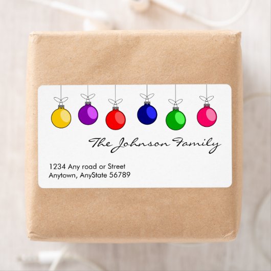 kerstlabel etiket (Insitu)