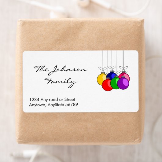 kerstlabel etiket (Insitu)