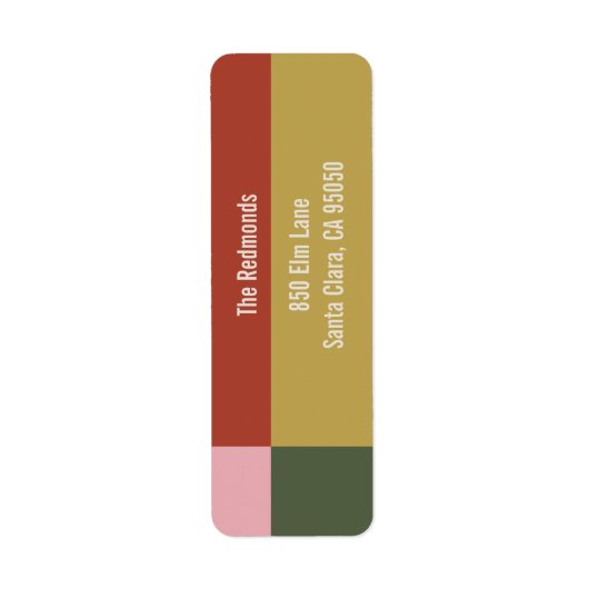 Kerstlabel Etiket (Voorkant)