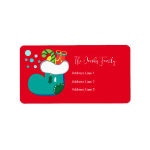 Kerstlabel Etiket