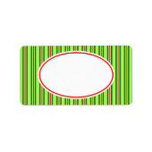 kerstlabel etiket (Voorkant)