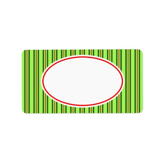 kerstlabel etiket (Voorkant)