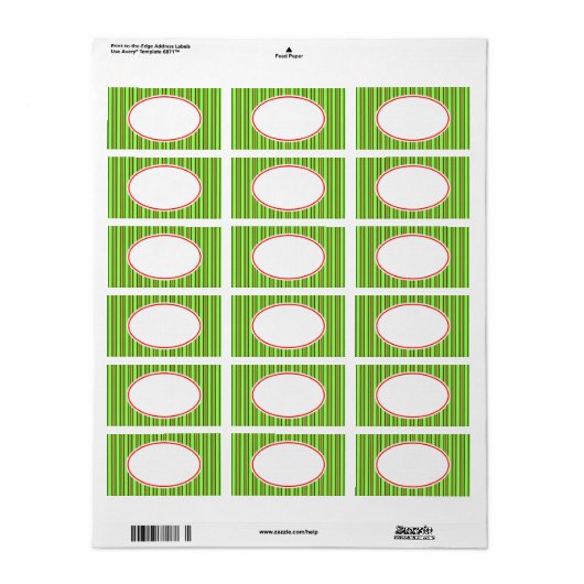 kerstlabel etiket (Full Sheet)