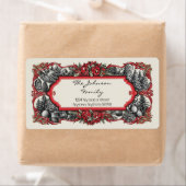 kerstlabel etiket (Insitu)