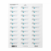 kerstlabel etiket (Full Sheet)