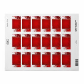 kerstlabel etiket (Full Sheet)