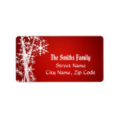 kerstlabel etiket (Voorkant)