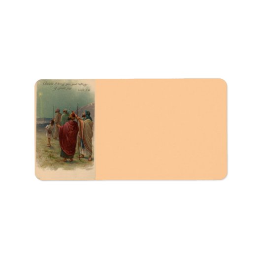 kerstlabel etiket (Voorkant)