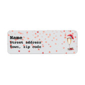 kerstlabel etiket (Voorkant)