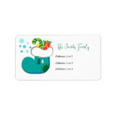 Kerstlabel Etiket (Voorkant)