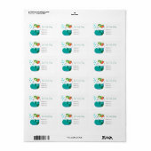 Kerstlabel Etiket (Full Sheet)