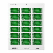 kerstlabel etiket (Full Sheet)