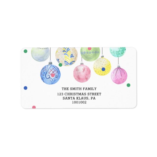 kerstlabel feestdag etiket (Voorkant)