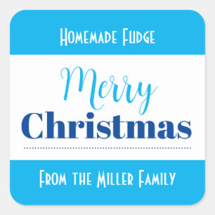 kerstlabel HM001_22sqv1 Vierkante Sticker