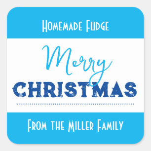 kerstlabel HM001_22sqv2 Vierkante Sticker