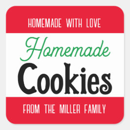  kerstlabel HM001_22sqv4 Vierkante Sticker