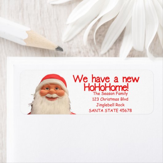 Kerstlabel in New Hohohome Etiket (Insitu)