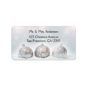 kerstlabel Magische mousserende lichten Etiket (Voorkant)