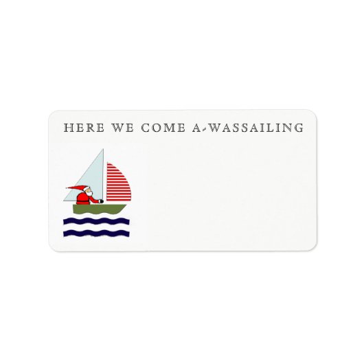 Kerstlabel per e-mail etiket (Voorkant)