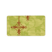  kerstlabel van 70 jaar etiket (Voorkant)