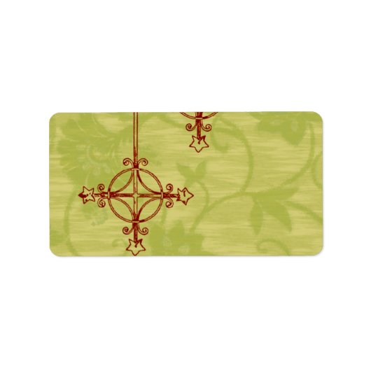  kerstlabel van 70 jaar etiket (Voorkant)