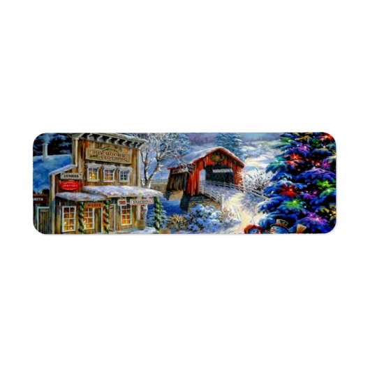 Kerstlabels Etiket (Voorkant)