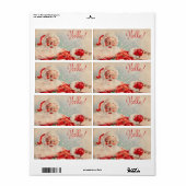  kerstlabels etiket (Full Sheet)