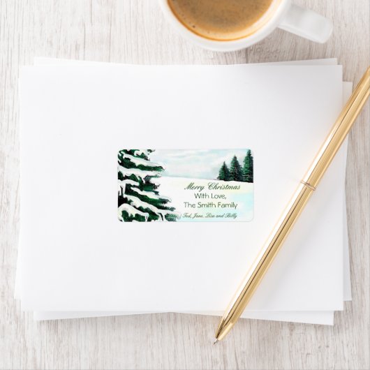 kerstlabels etiket (Insitu)