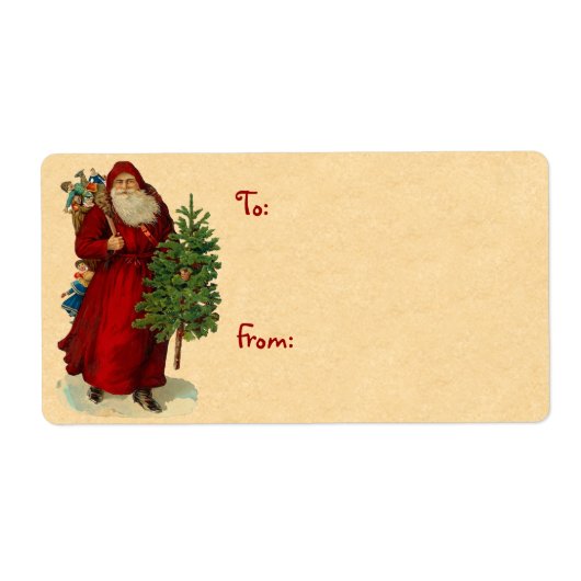 kerstlabels etiket (Voorkant)