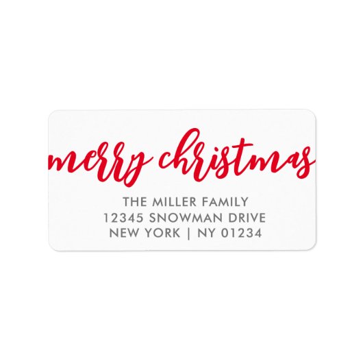 kerstlabels etiket (Voorkant)