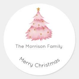 Kerstlabels, Kerst stickers, cadeau Ronde Sticker