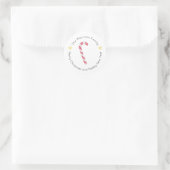Kerstlabels, Kerst stickers, cadeau Ronde Sticker (Tas)