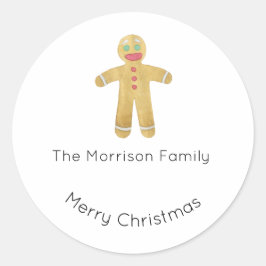 Kerstlabels, Kerst stickers, cadeau Ronde Sticker