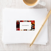 Kerstlabels met vakantiegrens etiket (Insitu)