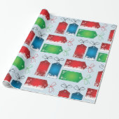 kerstlabels Verpakkingspapier Cadeaupapier (Uitgerold)