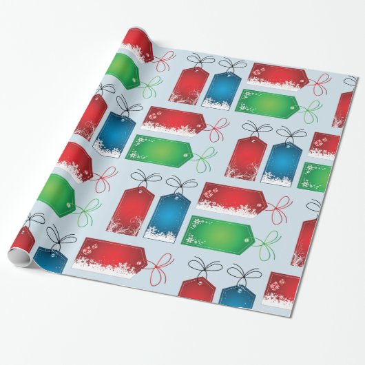 kerstlabels Verpakkingspapier Cadeaupapier (Uitgerold)