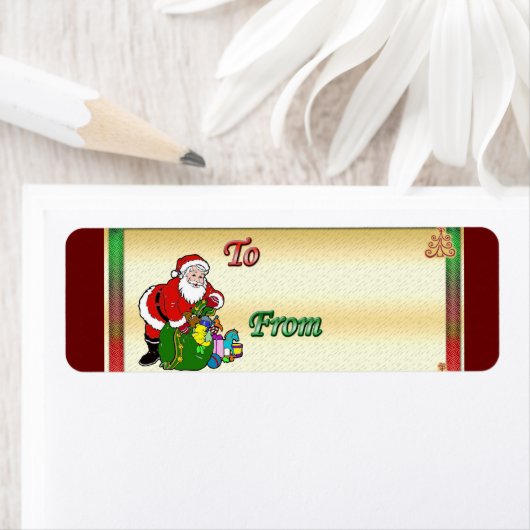 kerstlabels voor cadeaubont label (Insitu)