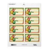kerstlabels voor cadeaubont label (Full Sheet)
