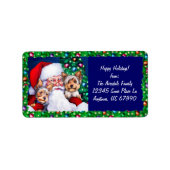 kerstlabels voor kerstcadeautjes etiket (Voorkant)