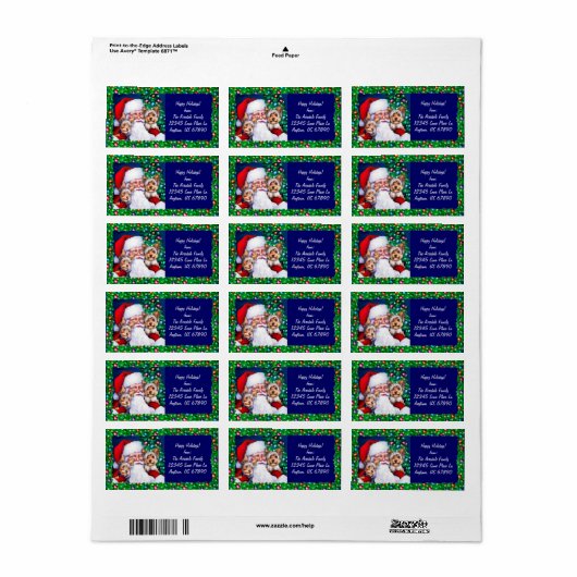 kerstlabels voor kerstcadeautjes etiket (Full Sheet)