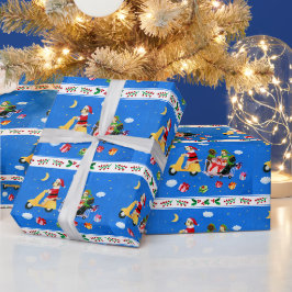 kerstlabrador Delivery Painting Cadeaupapier