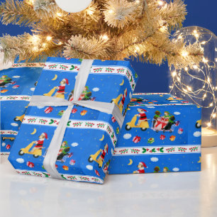 kerstlabrador Delivery Painting Cadeaupapier