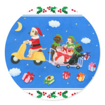 kerstlabrador Delivery Painting