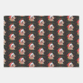 Kerstlabrador Dog-papierbladen voor het verpakken  Inpakpapier Vel (Voorkant 3)