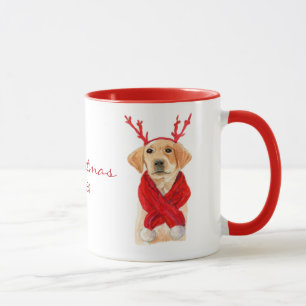 kerstlabrador mok