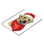 Kerstlabrador Notitieboek (Linkerzijde)